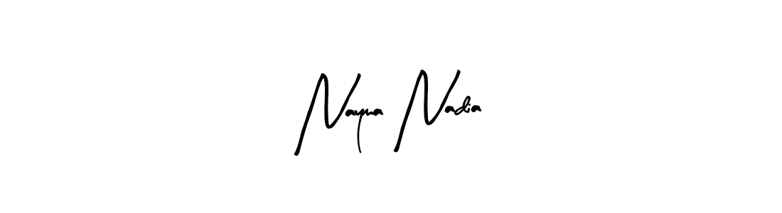 You can use this online signature creator to create a handwritten signature for the name Nayma Nadia. This is the best online autograph maker. Nayma Nadia signature style 8 images and pictures png