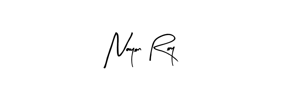 Similarly Arty Signature is the best handwritten signature design. Signature creator online .You can use it as an online autograph creator for name Nayon Roy. Nayon Roy signature style 8 images and pictures png