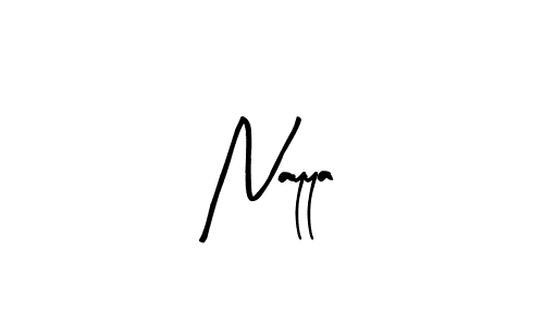 if you are searching for the best signature style for your name Nayya. so please give up your signature search. here we have designed multiple signature styles  using Arty Signature. Nayya signature style 8 images and pictures png