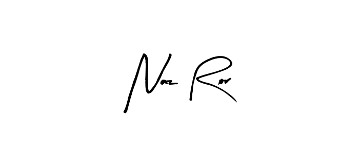 Use a signature maker to create a handwritten signature online. With this signature software, you can design (Arty Signature) your own signature for name Naz Ror. Naz Ror signature style 8 images and pictures png