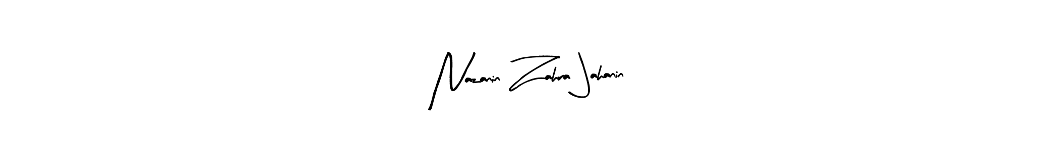 Also we have Nazanin Zahra Jahanin name is the best signature style. Create professional handwritten signature collection using Arty Signature autograph style. Nazanin Zahra Jahanin signature style 8 images and pictures png