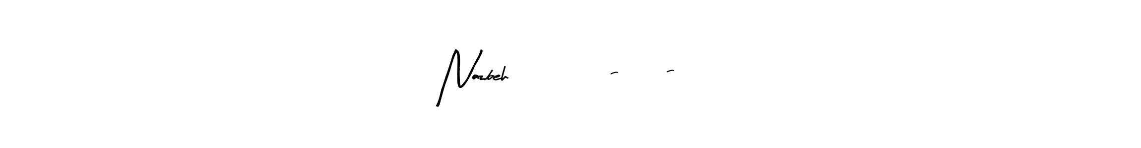 Arty Signature is a professional signature style that is perfect for those who want to add a touch of class to their signature. It is also a great choice for those who want to make their signature more unique. Get Nazbeh          6-24-24 name to fancy signature for free. Nazbeh          6-24-24 signature style 8 images and pictures png