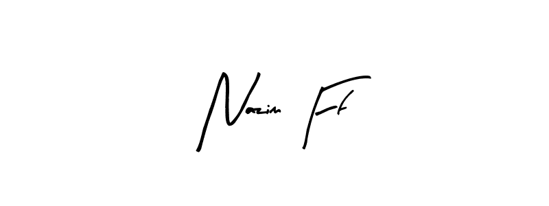 The best way (Arty Signature) to make a short signature is to pick only two or three words in your name. The name Nazim Ff include a total of six letters. For converting this name. Nazim Ff signature style 8 images and pictures png