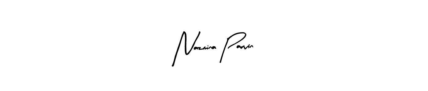 Once you've used our free online signature maker to create your best signature Arty Signature style, it's time to enjoy all of the benefits that Nazmina Parvin name signing documents. Nazmina Parvin signature style 8 images and pictures png