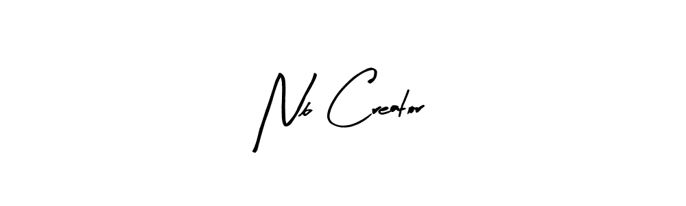 Best and Professional Signature Style for Nb Creator. Arty Signature Best Signature Style Collection. Nb Creator signature style 8 images and pictures png