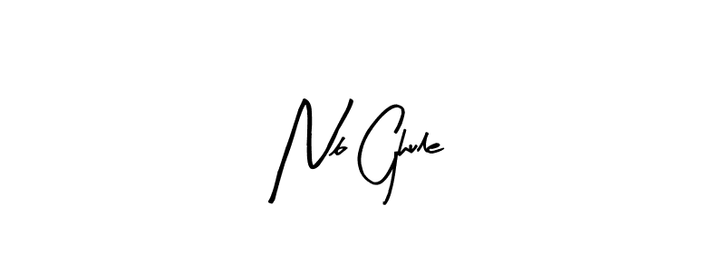 Create a beautiful signature design for name Nb Ghule. With this signature (Arty Signature) fonts, you can make a handwritten signature for free. Nb Ghule signature style 8 images and pictures png