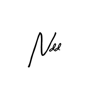 Arty Signature is a professional signature style that is perfect for those who want to add a touch of class to their signature. It is also a great choice for those who want to make their signature more unique. Get Ndd name to fancy signature for free. Ndd signature style 8 images and pictures png