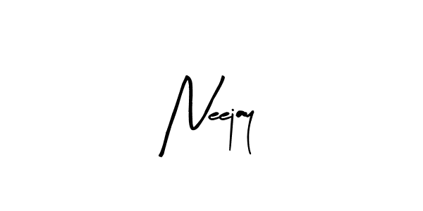 Neejay stylish signature style. Best Handwritten Sign (Arty Signature) for my name. Handwritten Signature Collection Ideas for my name Neejay. Neejay signature style 8 images and pictures png