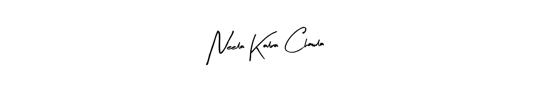 Create a beautiful signature design for name Neela Kalra Chawla. With this signature (Arty Signature) fonts, you can make a handwritten signature for free. Neela Kalra Chawla signature style 8 images and pictures png