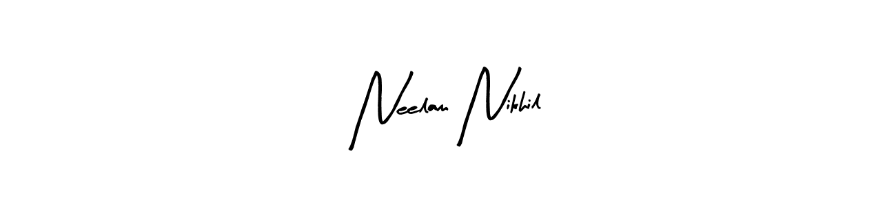 How to Draw Neelam Nikhil signature style? Arty Signature is a latest design signature styles for name Neelam Nikhil. Neelam Nikhil signature style 8 images and pictures png