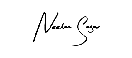 The Arty Signature handwriting style adds charm and authenticity to name Neelam Sagar. A wonderful choice for personal thank-you notes. Neelam Sagar signature style 8 images and pictures png
