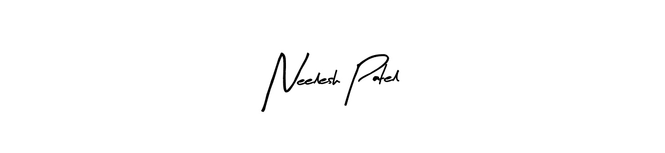 Neelesh Patel stylish signature style. Best Handwritten Sign (Arty Signature) for my name. Handwritten Signature Collection Ideas for my name Neelesh Patel. Neelesh Patel signature style 8 images and pictures png