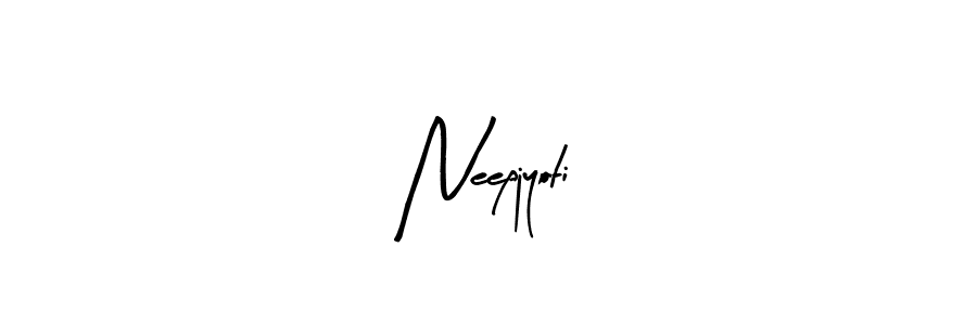 Create a beautiful signature design for name Neepjyoti. With this signature (Arty Signature) fonts, you can make a handwritten signature for free. Neepjyoti signature style 8 images and pictures png