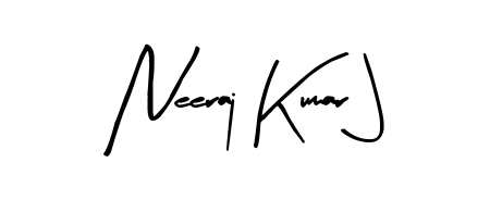 Enhance your business communications with Neeraj Kumar J signature in Arty Signature lettering. Clean, modern, and universally compatible. Neeraj Kumar J signature style 8 images and pictures png