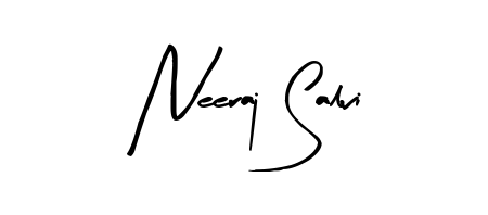 Make a beautiful signature design for name Neeraj Salvi. With this signature (Arty Signature) style, you can create a handwritten signature for free. Neeraj Salvi signature style 8 images and pictures png