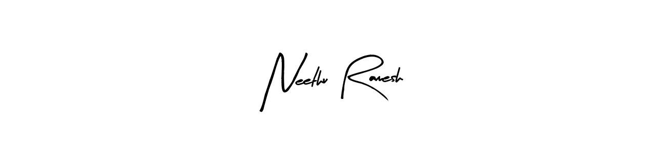 You should practise on your own different ways (Arty Signature) to write your name (Neethu Ramesh) in signature. don't let someone else do it for you. Neethu Ramesh signature style 8 images and pictures png