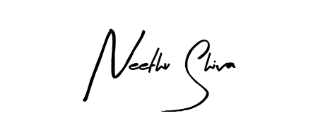 Also we have Neethu Shiva name is the best signature style. Create professional handwritten signature collection using Arty Signature autograph style. Neethu Shiva signature style 8 images and pictures png