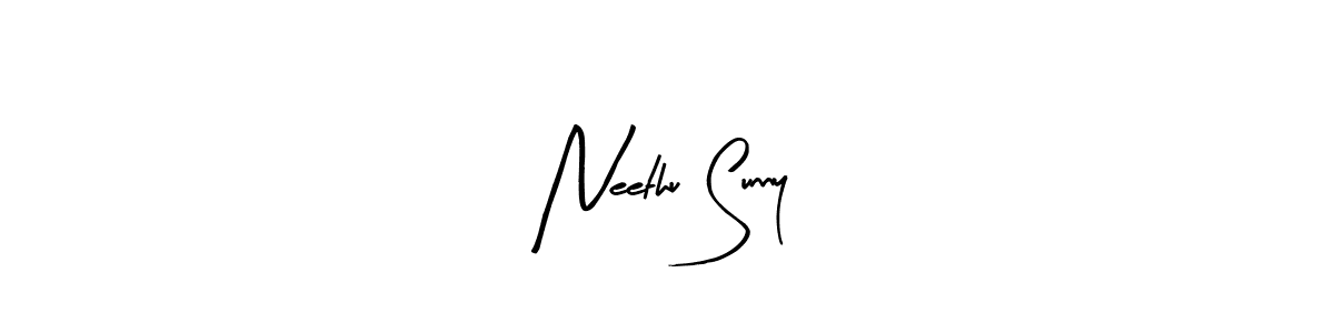 You should practise on your own different ways (Arty Signature) to write your name (Neethu Sunny) in signature. don't let someone else do it for you. Neethu Sunny signature style 8 images and pictures png