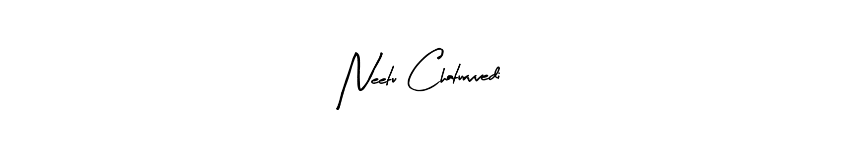 Make a beautiful signature design for name Neetu Chaturvvedi. With this signature (Arty Signature) style, you can create a handwritten signature for free. Neetu Chaturvvedi signature style 8 images and pictures png