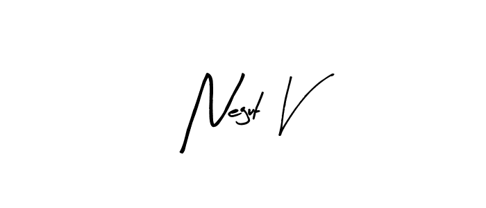 The best way (Arty Signature) to make a short signature is to pick only two or three words in your name. The name Negut V include a total of six letters. For converting this name. Negut V signature style 8 images and pictures png