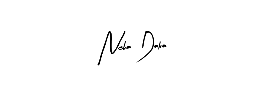 Make a beautiful signature design for name Neha Daka. Use this online signature maker to create a handwritten signature for free. Neha Daka signature style 8 images and pictures png