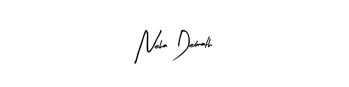 How to make Neha Debnath name signature. Use Arty Signature style for creating short signs online. This is the latest handwritten sign. Neha Debnath signature style 8 images and pictures png