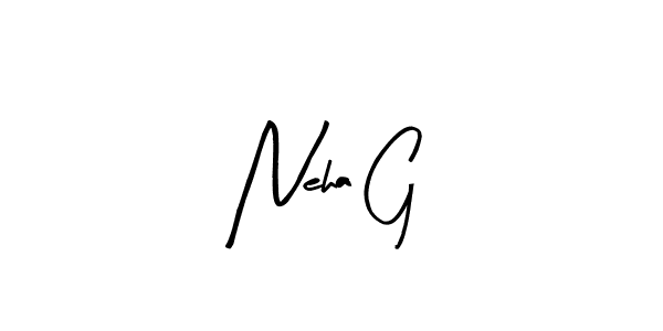 How to Draw Neha G signature style? Arty Signature is a latest design signature styles for name Neha G. Neha G signature style 8 images and pictures png