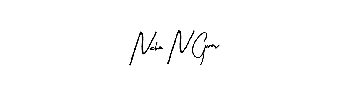 if you are searching for the best signature style for your name Neha N Gurav. so please give up your signature search. here we have designed multiple signature styles  using Arty Signature. Neha N Gurav signature style 8 images and pictures png