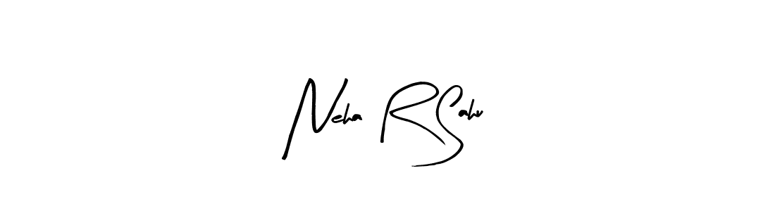 Arty Signature is a professional signature style that is perfect for those who want to add a touch of class to their signature. It is also a great choice for those who want to make their signature more unique. Get Neha R Sahu name to fancy signature for free. Neha R Sahu signature style 8 images and pictures png