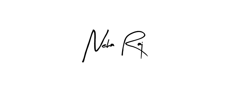 How to make Neha Raj name signature. Use Arty Signature style for creating short signs online. This is the latest handwritten sign. Neha Raj signature style 8 images and pictures png