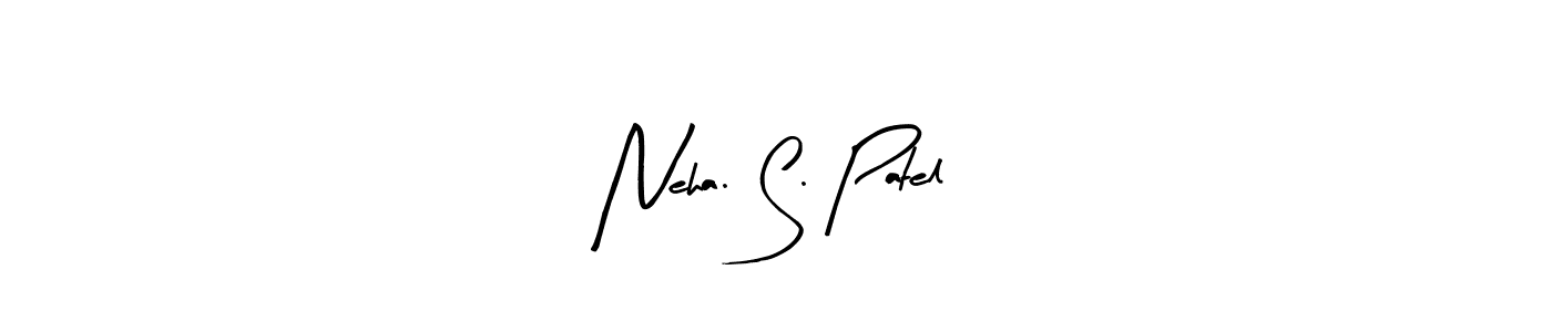 Design your own signature with our free online signature maker. With this signature software, you can create a handwritten (Arty Signature) signature for name Neha. S. Patel. Neha. S. Patel signature style 8 images and pictures png