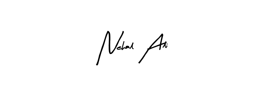 Nehal Ali stylish signature style. Best Handwritten Sign (Arty Signature) for my name. Handwritten Signature Collection Ideas for my name Nehal Ali. Nehal Ali signature style 8 images and pictures png