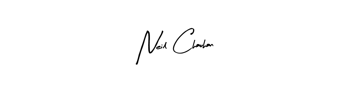if you are searching for the best signature style for your name Neil Chauhan. so please give up your signature search. here we have designed multiple signature styles  using Arty Signature. Neil Chauhan signature style 8 images and pictures png