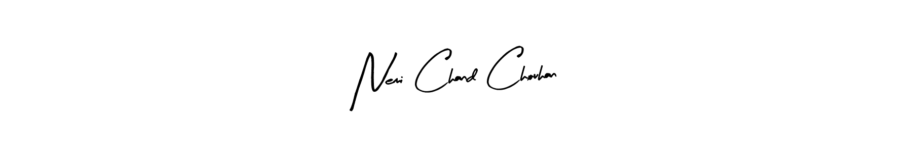 Nemi Chand Chouhan stylish signature style. Best Handwritten Sign (Arty Signature) for my name. Handwritten Signature Collection Ideas for my name Nemi Chand Chouhan. Nemi Chand Chouhan signature style 8 images and pictures png