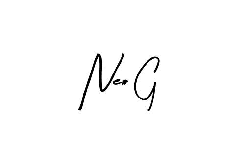 Use a signature maker to create a handwritten signature online. With this signature software, you can design (Arty Signature) your own signature for name Neo G. Neo G signature style 8 images and pictures png