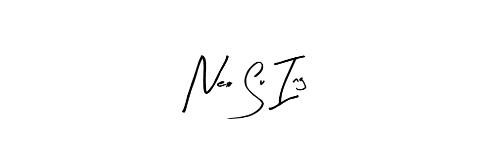 Create a beautiful signature design for name Neo Su Ing. With this signature (Arty Signature) fonts, you can make a handwritten signature for free. Neo Su Ing signature style 8 images and pictures png