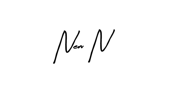 if you are searching for the best signature style for your name Neru N. so please give up your signature search. here we have designed multiple signature styles  using Arty Signature. Neru N signature style 8 images and pictures png