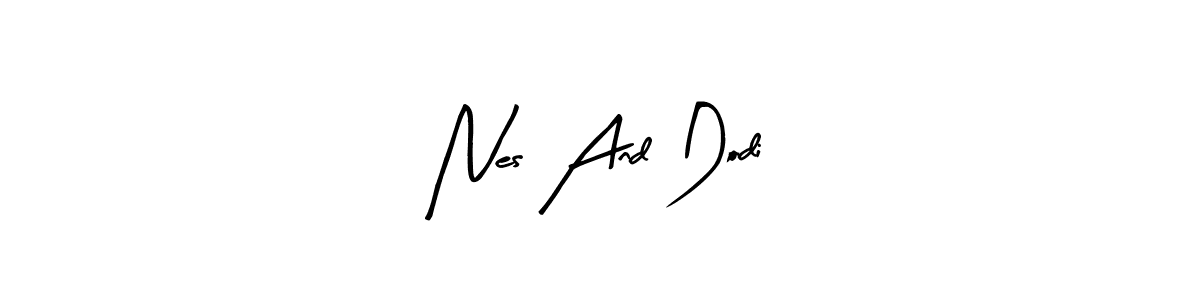 Here are the top 10 professional signature styles for the name Nes And Dodi. These are the best autograph styles you can use for your name. Nes And Dodi signature style 8 images and pictures png