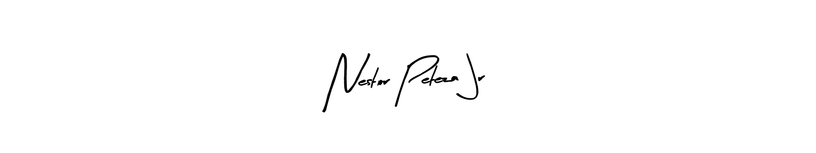 Create a beautiful signature design for name Nestor Peteza Jr. With this signature (Arty Signature) fonts, you can make a handwritten signature for free. Nestor Peteza Jr signature style 8 images and pictures png