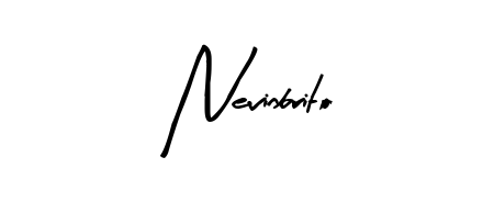 Try this chic Nevinbrito handwritten sign style. Using Arty Signature font elements, it gives your name a sleek, memorable identity. Nevinbrito signature style 8 images and pictures png