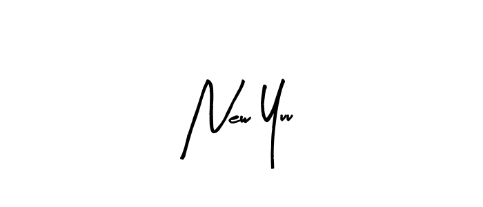 Use a signature maker to create a handwritten signature online. With this signature software, you can design (Arty Signature) your own signature for name New Yuu. New Yuu signature style 8 images and pictures png