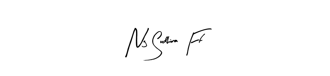 Use a signature maker to create a handwritten signature online. With this signature software, you can design (Arty Signature) your own signature for name Ng Sudhira Ff. Ng Sudhira Ff signature style 8 images and pictures png