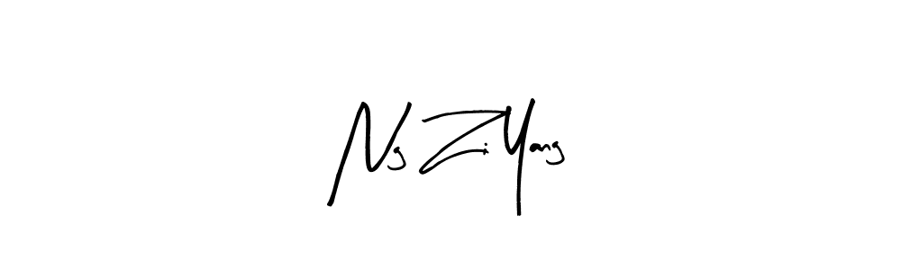 Create a beautiful signature design for name Ng Zi Yang. With this signature (Arty Signature) fonts, you can make a handwritten signature for free. Ng Zi Yang signature style 8 images and pictures png