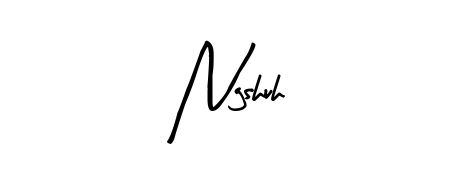 Practice writing Ngshuh with the flow of Arty Signature lettering. A fantastic source of inspiration for developing your personal signature style. Ngshuh signature style 8 images and pictures png