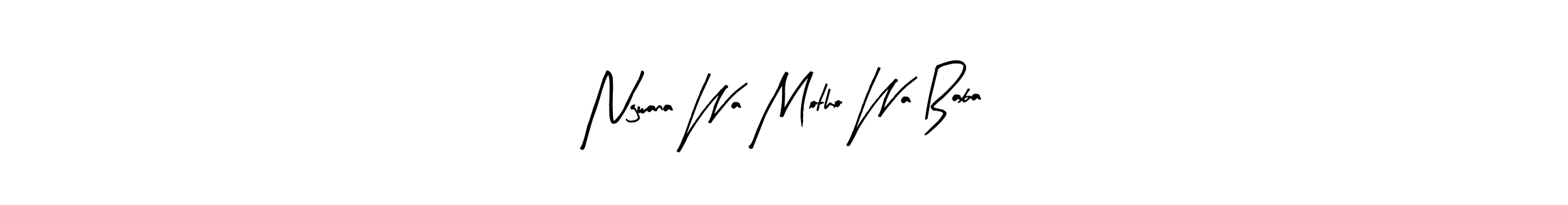 if you are searching for the best signature style for your name Ngwana Wa Motho Wa Baba. so please give up your signature search. here we have designed multiple signature styles  using Arty Signature. Ngwana Wa Motho Wa Baba signature style 8 images and pictures png