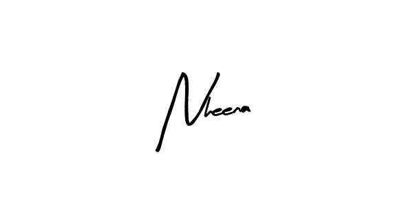 You should practise on your own different ways (Arty Signature) to write your name (Nheena) in signature. don't let someone else do it for you. Nheena signature style 8 images and pictures png