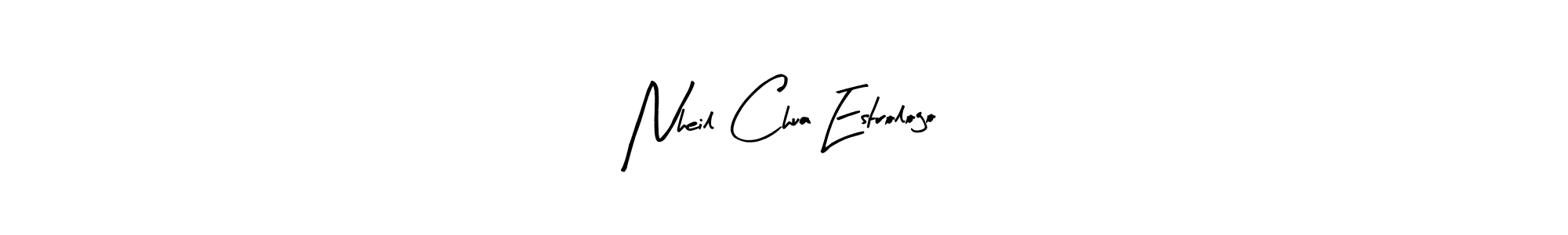 Create a beautiful signature design for name Nheil Chua Estrologo. With this signature (Arty Signature) fonts, you can make a handwritten signature for free. Nheil Chua Estrologo signature style 8 images and pictures png