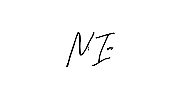 Best and Professional Signature Style for Ni Iru. Arty Signature Best Signature Style Collection. Ni Iru signature style 8 images and pictures png