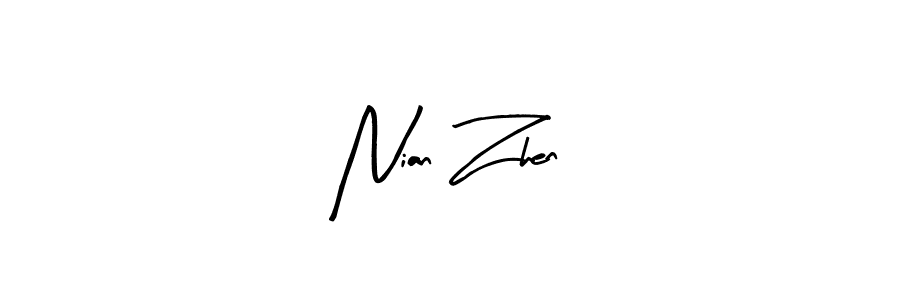 It looks lik you need a new signature style for name Nian Zhen. Design unique handwritten (Arty Signature) signature with our free signature maker in just a few clicks. Nian Zhen signature style 8 images and pictures png