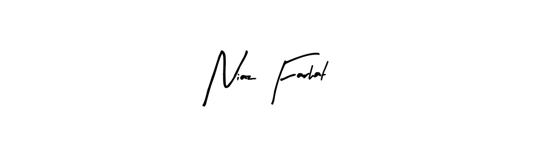 How to make Niaz Farhat signature? Arty Signature is a professional autograph style. Create handwritten signature for Niaz Farhat name. Niaz Farhat signature style 8 images and pictures png